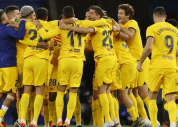 Barcelona claimed La Liga champions after derby win against Espanyol